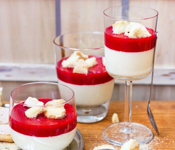 mascarpone krém fehér csokoládéval - desszert üvegben