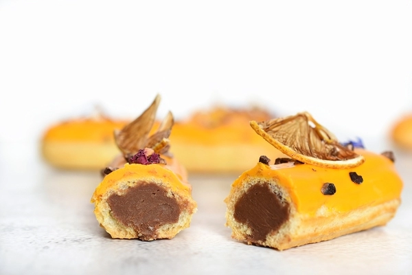 csokoládé - narancs eclair