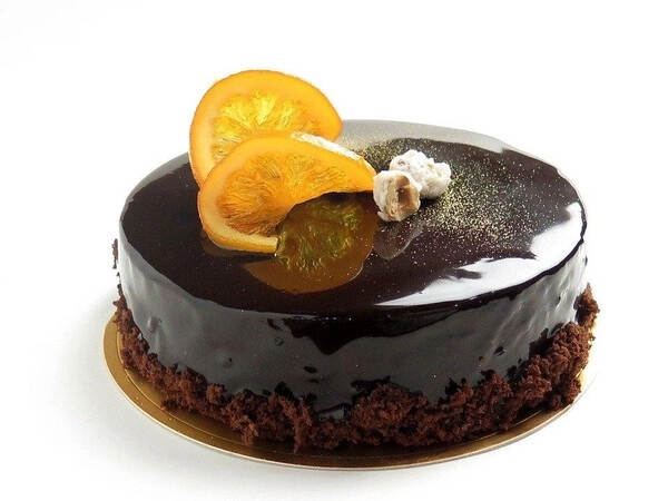 csokoládé-narancs torta