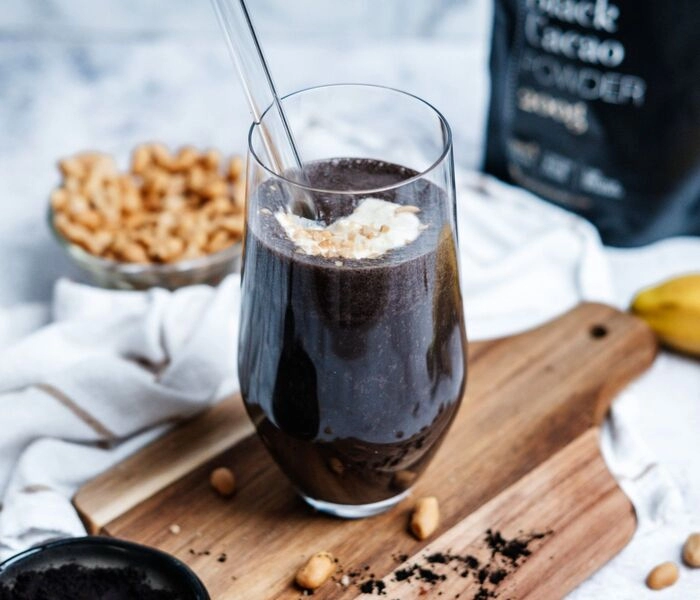 fekete oreo-snickers turmix