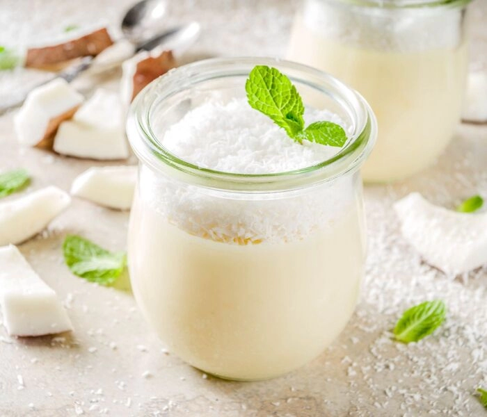 kókuszos panna cotta