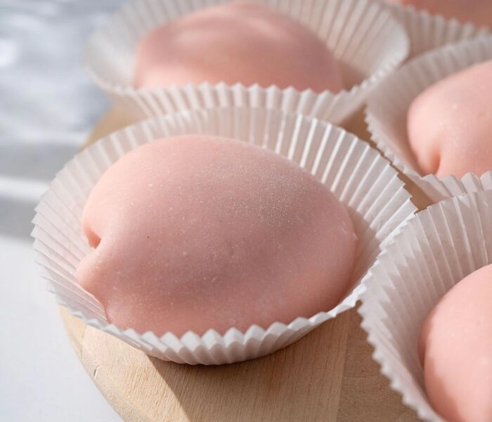 fagylalt mochi bam eperlekvárral