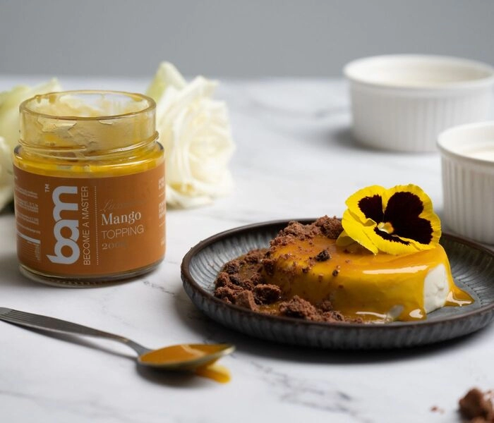 mangó panna cotta