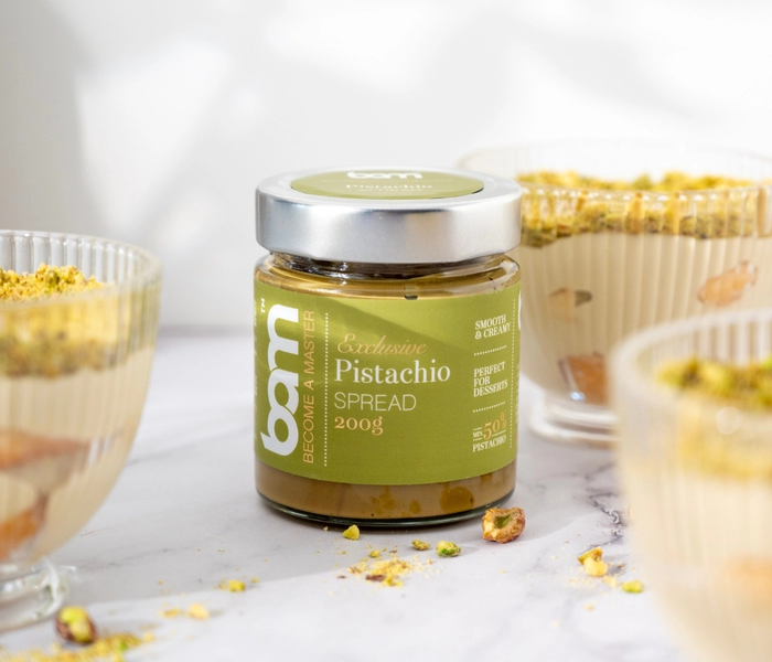 pisztácia tiramisu egy csészében