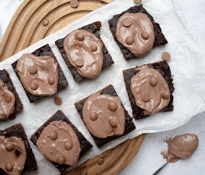 fit csokoládé brownie
