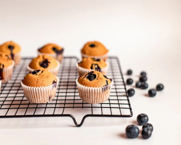 citromos és áfonyás muffinok