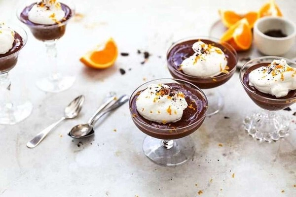 csokoládé - narancs mousse