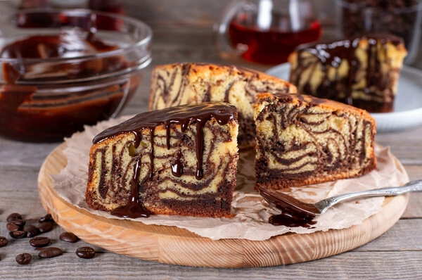 márványtorta eszpresszóval